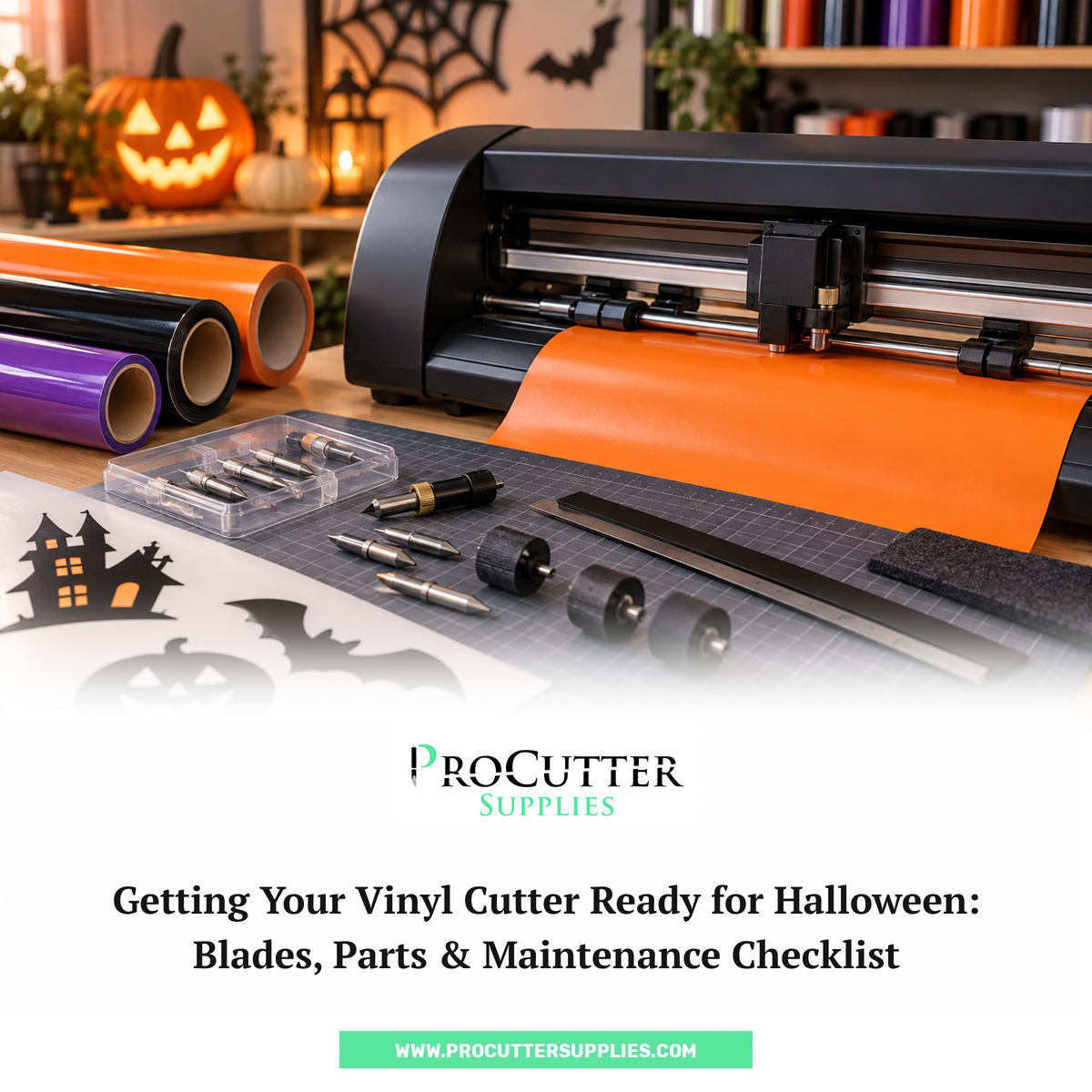 Getting Your Vinyl Cutter Ready for Halloween