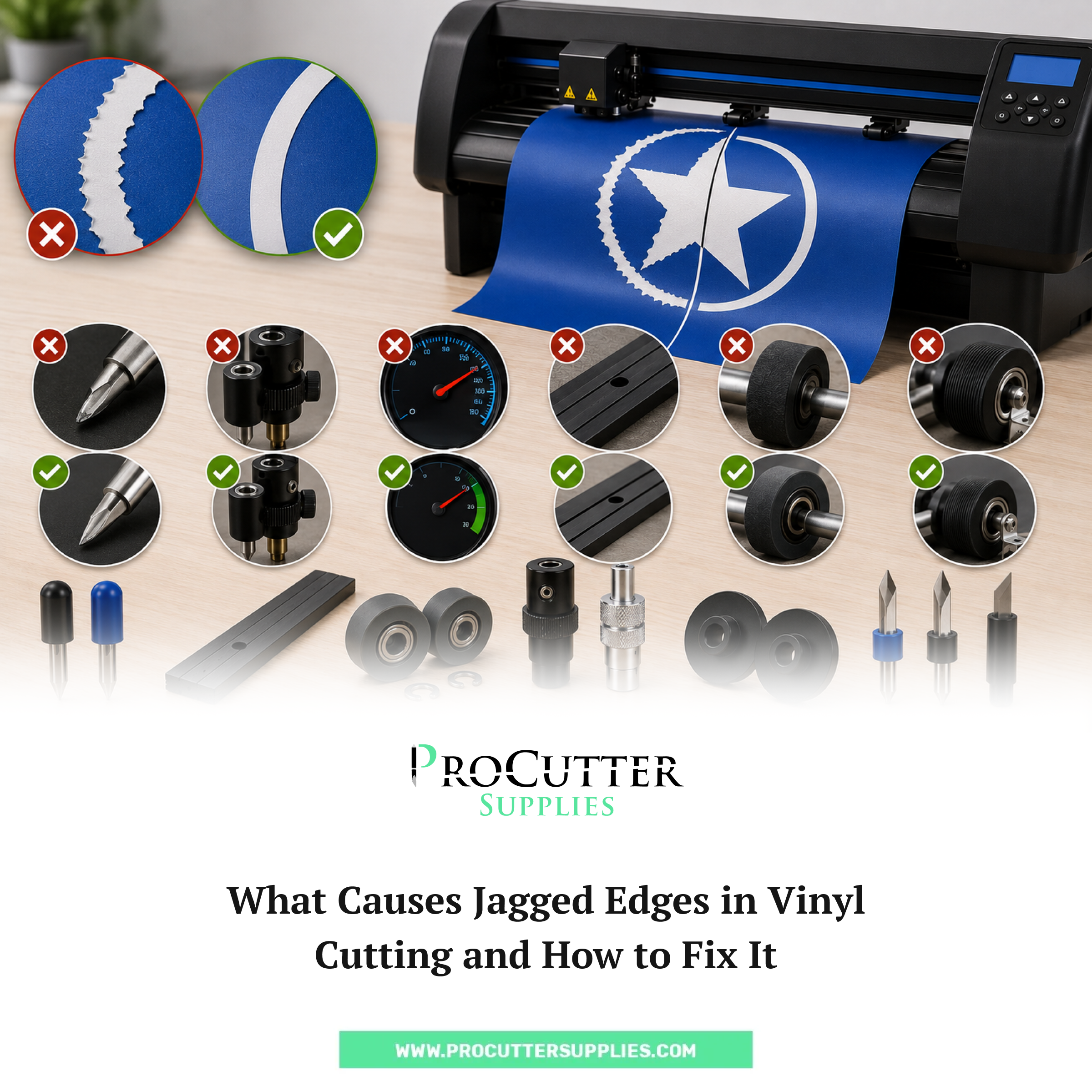 What Causes Jagged Edges in Vinyl Cutting and How to Fix It