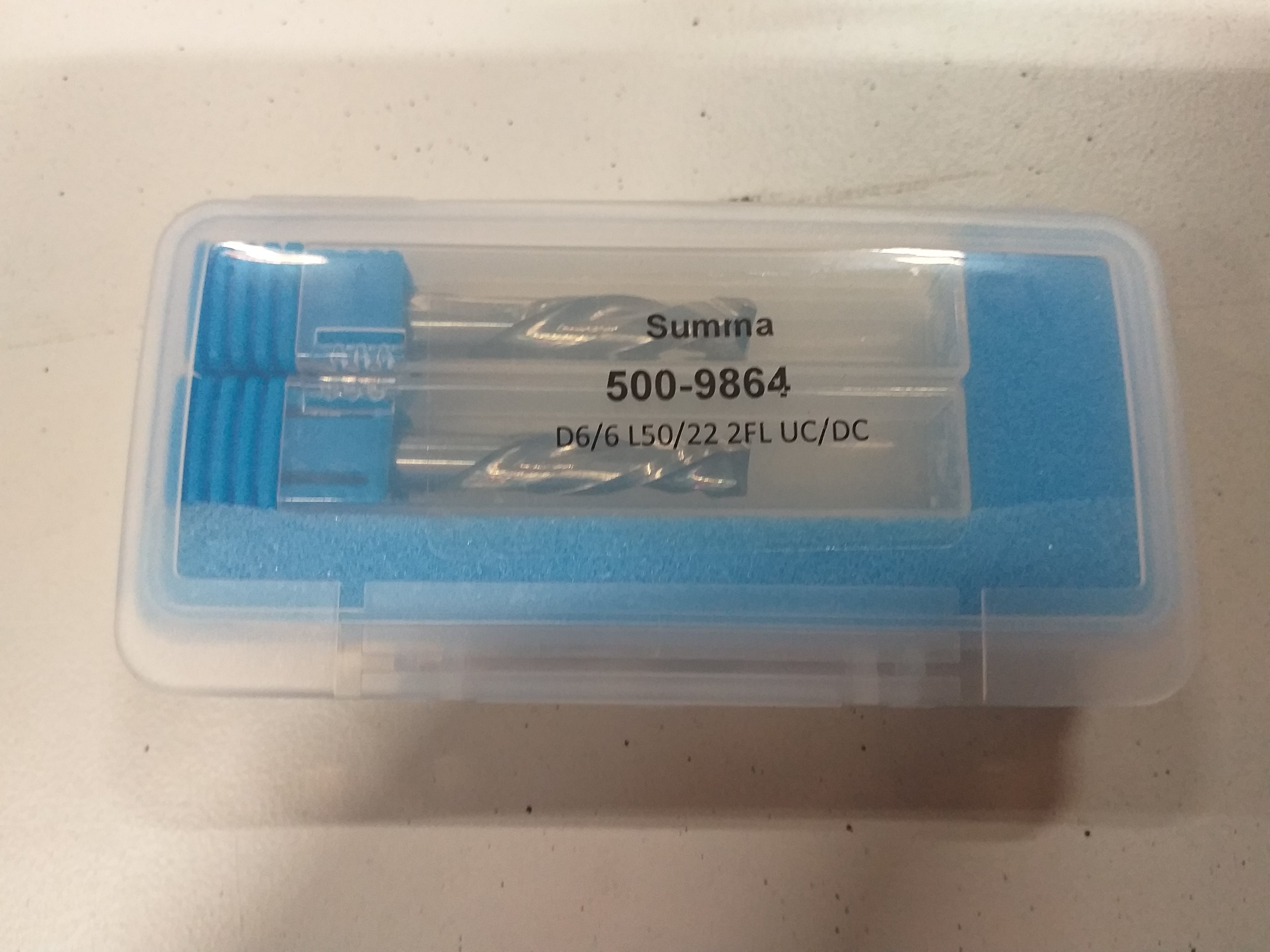 Summa Compression Router Bit D6/6 L50/22 2FL UC DC (2pk)