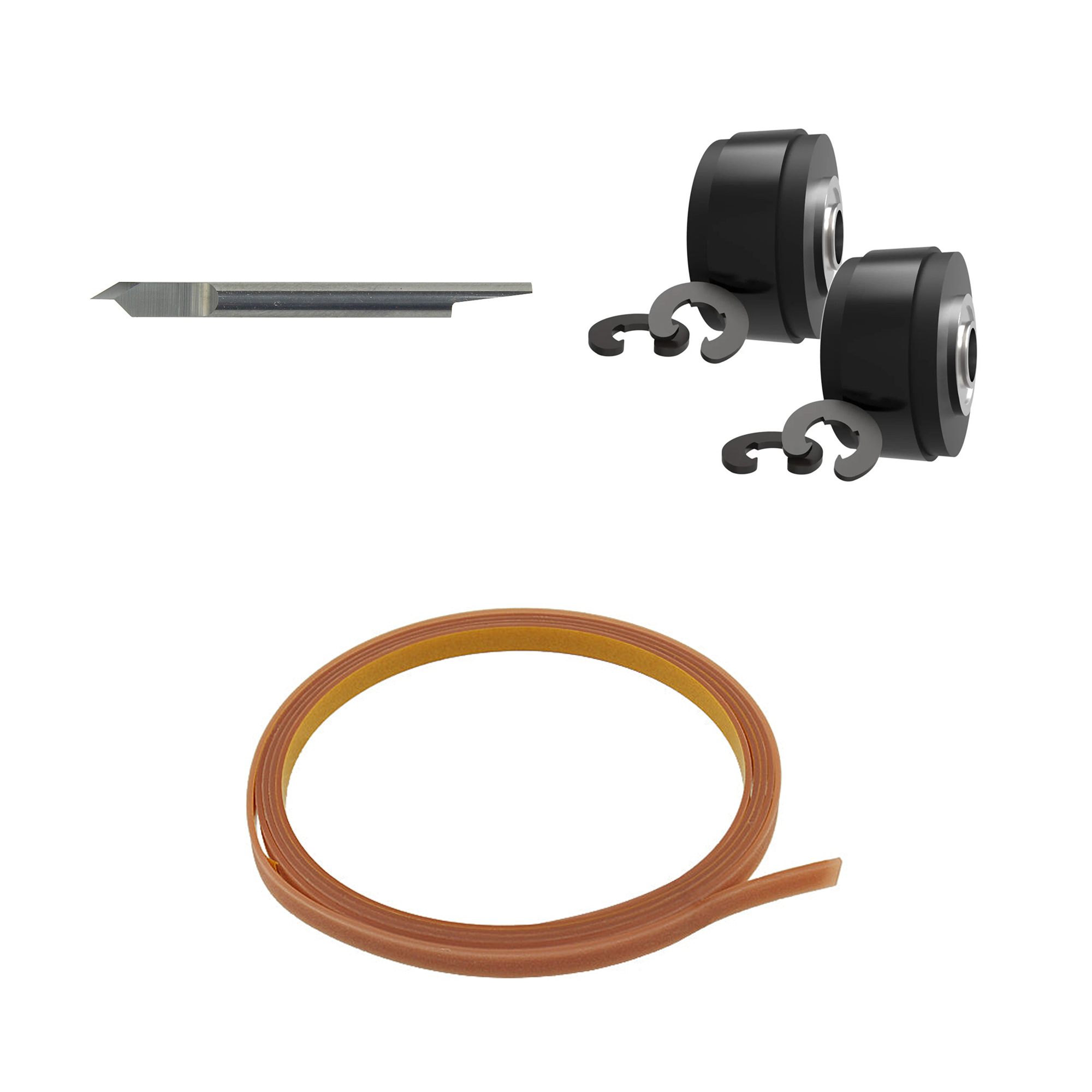 Summa Tangential Essentials Pack 5 - 60° Sandblast Knife & Cutting Strip & Pinch Rollers (2) & Clips