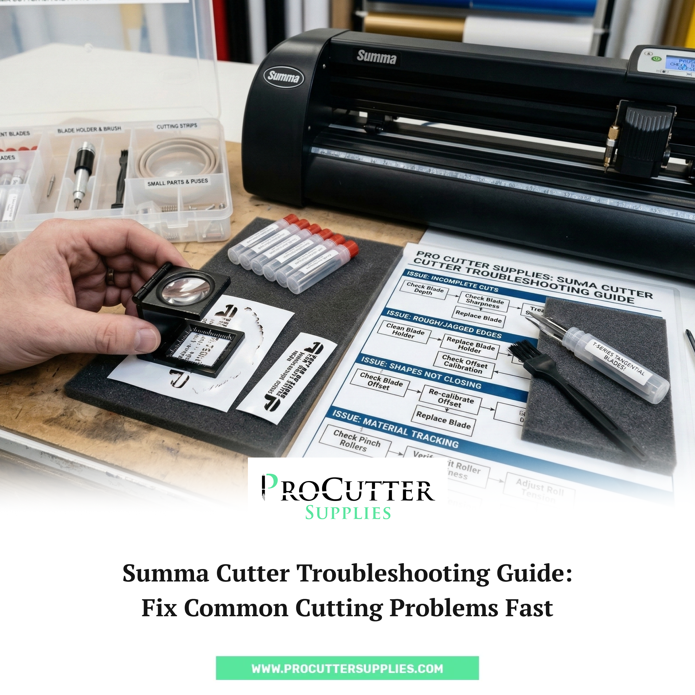 Summa Cutter Troubleshooting Guide: Fix Common Cutting Problems Fast